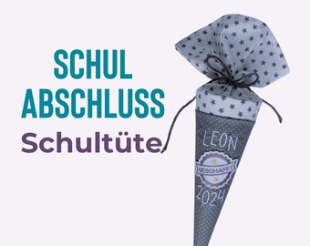 Abitur Geschenk // Geschenk Abi 2024// Schulabschluss Geschenk // Schultüte "Geschafft"