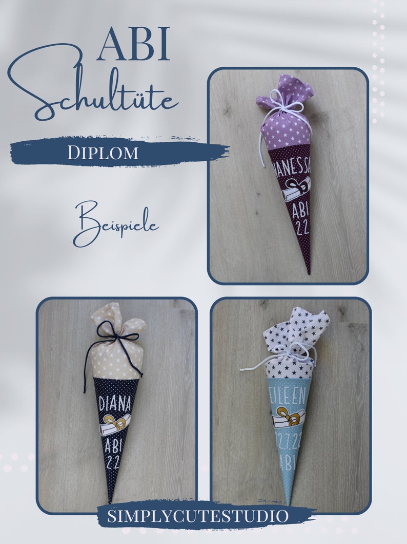 Was Schenkt Man Zum Bestandenen Abitur Abitur Abschluss Geschenk Schultüte Diplom - Etsy.de