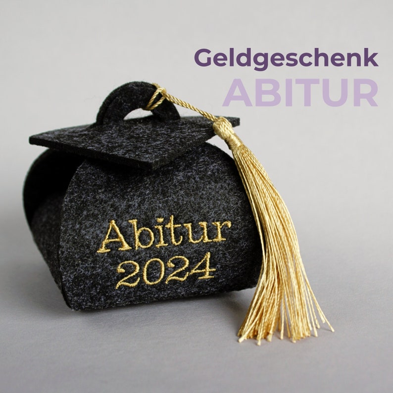 Abitur Geschenk // Geldgeschenk Schulabschluss // Bachelor // Master // Meister // Doktor Bild 1