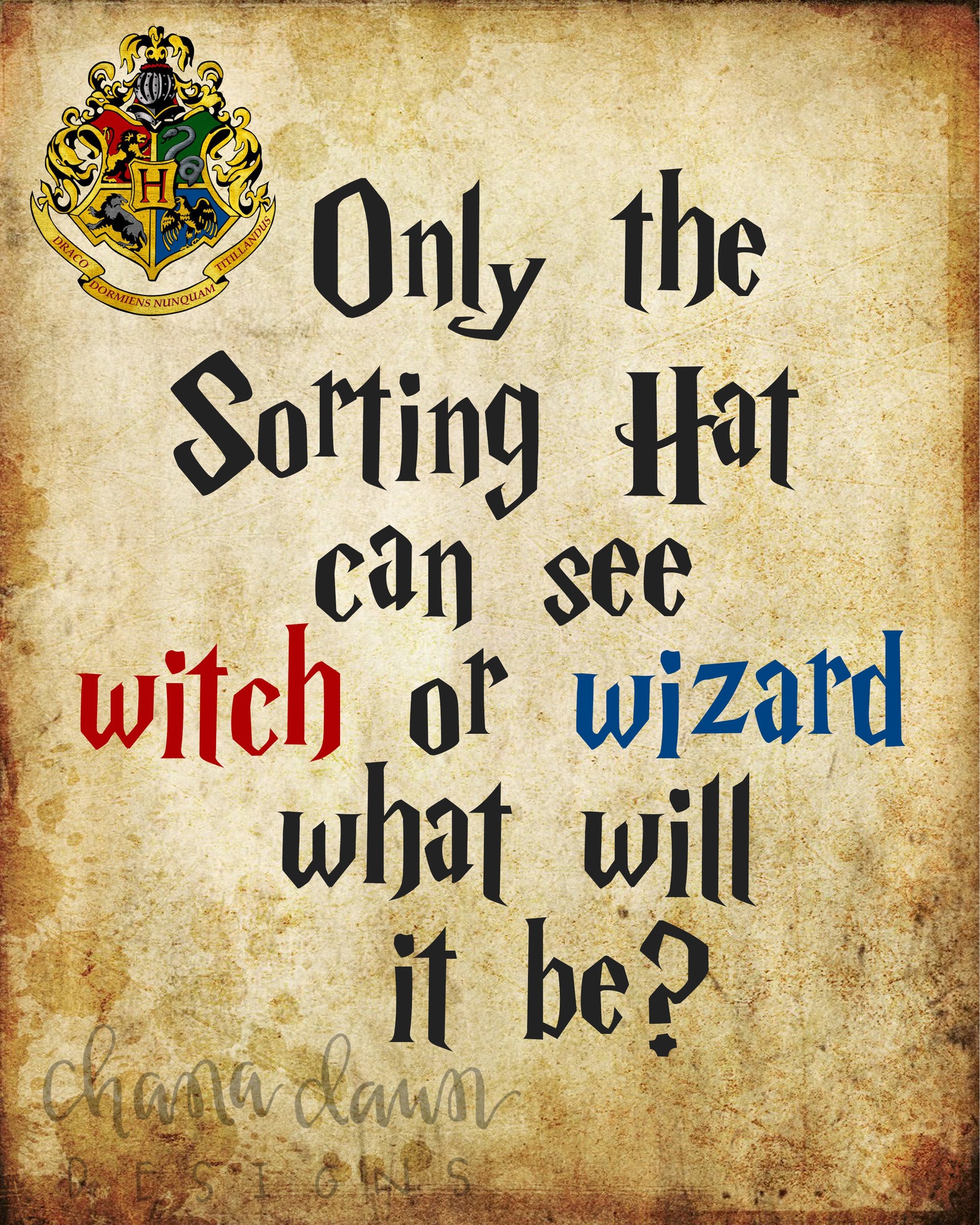 Harry Potter Gender Reveal | Etsy