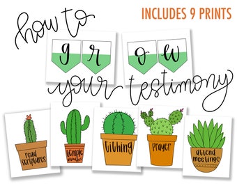 LDS Bulletin Board Printables Bundle