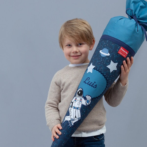 School bag suitable for Step by Step Star Astronaut Cosmo, embroidered with desired name