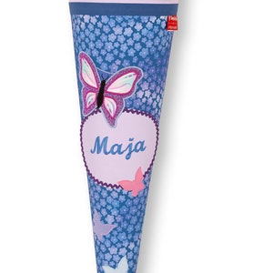 Schultüte Butterfly Maja lizensiert durch Step by Step I  Bestickt mit Wunschnamen I Stoffschultüte I Schultüte Schmetterling I