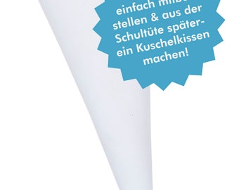 Kissen Schultüte Schultütenkissen für Geschwister, Kissen für die kleine Schultüte