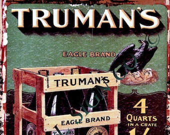 Truman/'s Ales /& Stout Vintage Advertising Art Print//Poster