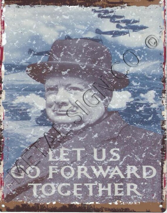 Winston Churchill War Time Advert Ww11 Ww2 Cafe Coffee Shop Bar Pub Games Room