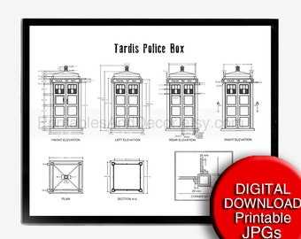 Wibbly Wobbly Timey Wimey Stuff Doctor Who Printable Poster Etsy