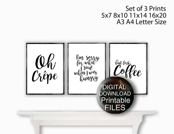 Featured image of post Funny Kitchen Quotes Prints : Kitchen related lettering calligraphy set.