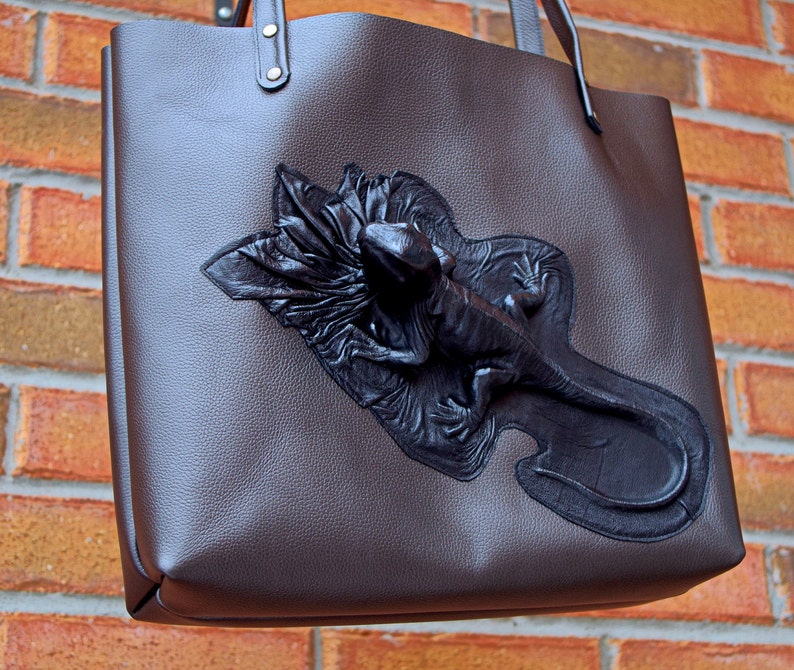 extra large black leather handbags