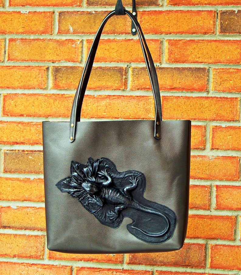 Extra large black leather tote bag real leather big shoulder Etsy