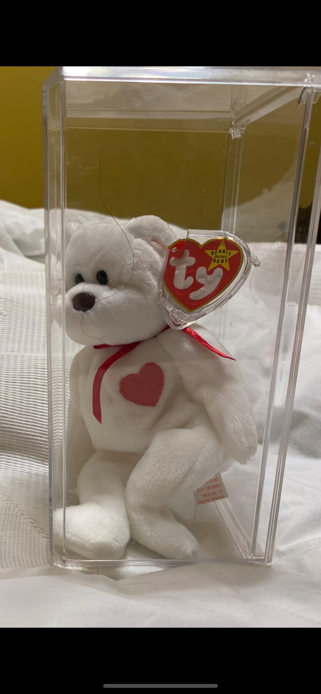 Ty Beanie Baby Valentino Bear Etsy