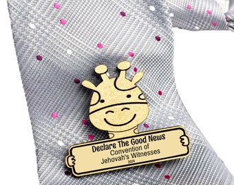 Declare The Good News 2024 JW Wood Pins,Convention Lapel pin Badges 2024 Buttons Tie Tack Pin,  Proclamemos Las Buenas Noticias  Asamblea