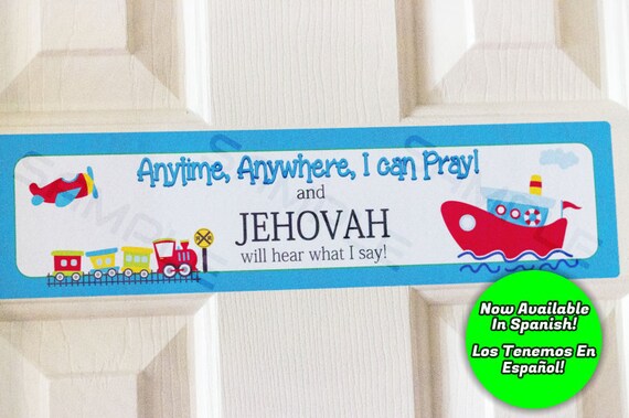 Jw Kidsjehovah S Friendkids Door Signjw Door Signjw Etsy