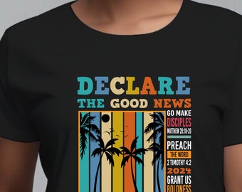 Declare the Good News t-shirt, JW Convention t-shirt, 2024 Convention gifts,jw t-shirt,salmo jw tees,jw tops,jw.org unisex t-shirt