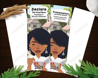 Declare The Good News Bookmark | 2024 JW Convention Gifts | JW Women Bookmark | Proclamemos Las Buenas Noticias | jw.org AW01