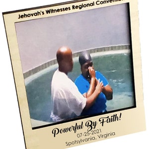 JW Convention Assembly Baptism Gift | jw Baptism Frame | JW Wooden Frames | Jehovah&#39;s Witness Gifts | JW Baptism Gift | Baptism Gifts