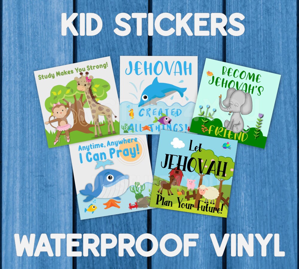 JW Stickers Become Jehovah's Friend Jehovah Created - Etsy Australia