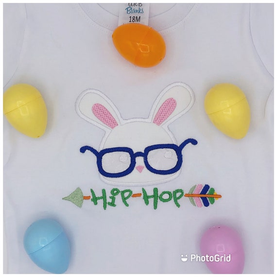 Easter Bunny Hip Hop Shirt, Hip Hop Easter Shirt, Boys or Girls Easter Shirt