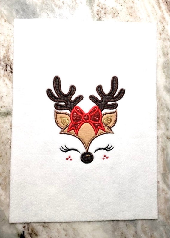 Girl Reindeer Christmas Shirt, Female Reindeer Shirt, Christmas Reindeer Shirt