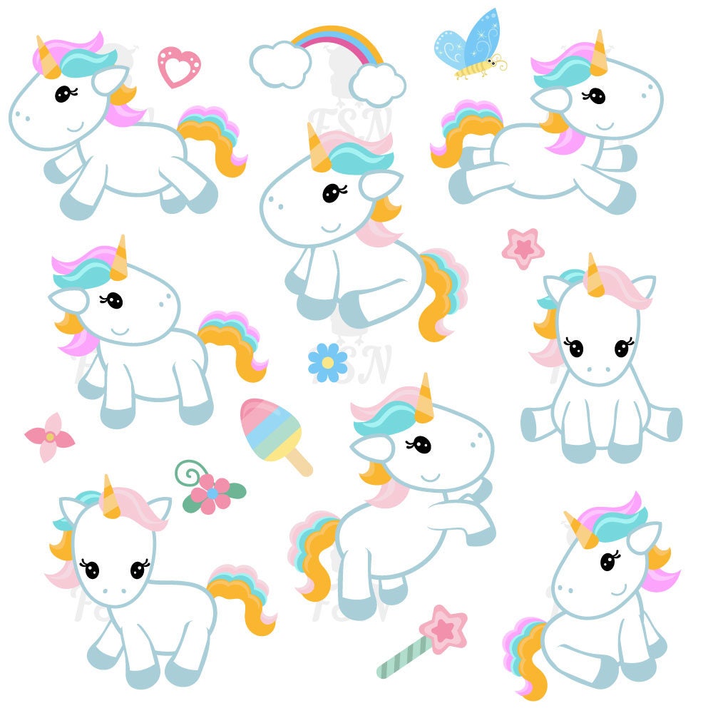 cute unicorn clipart cute unicorn clip art unicorn digital