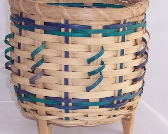 Patrón de cesta con patas redondas