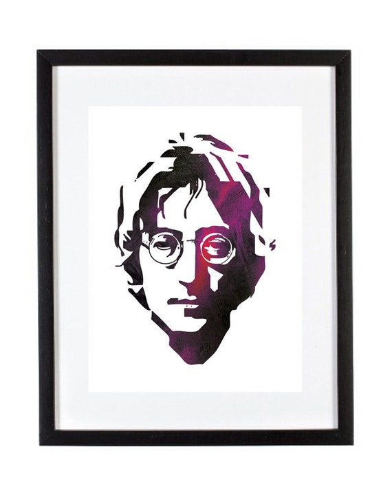 John Lennon Arte Foto impresión de Cartel De Regalo