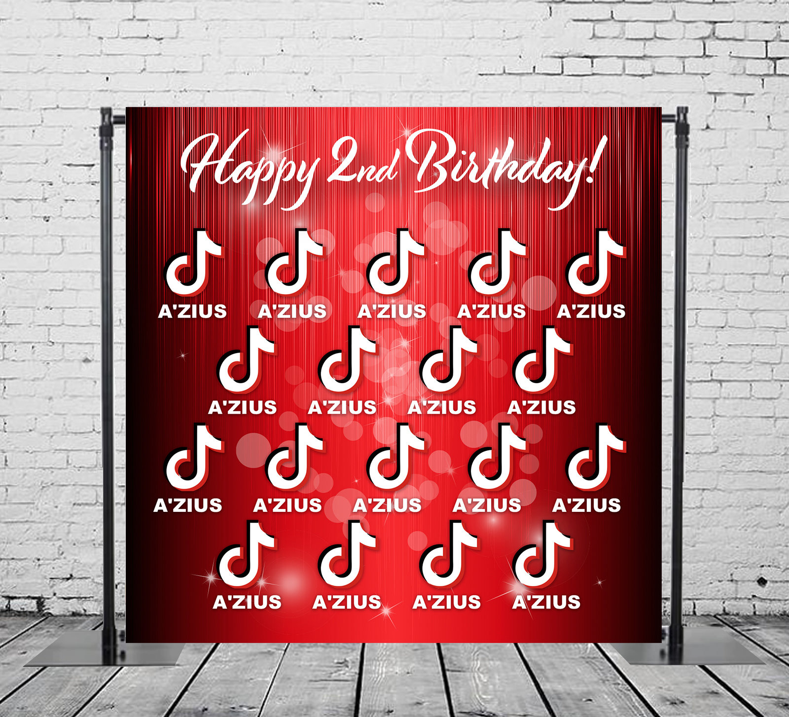 Tik Tok Party Custom Backdrop Birthday Sweet 16 Party Photo - Etsy