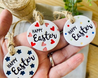 Handmade Easter Decoration / ornament - spring, hearts, love, personalised, gift, Easter tree.