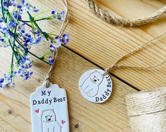 Handmade Personalised Fathers Day Gift - dad, daddy, grandad, papa, bear.