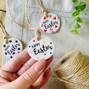 Handmade Easter Decoration / ornament spring, hearts, love, personalised, gift, Easter tree. image 4