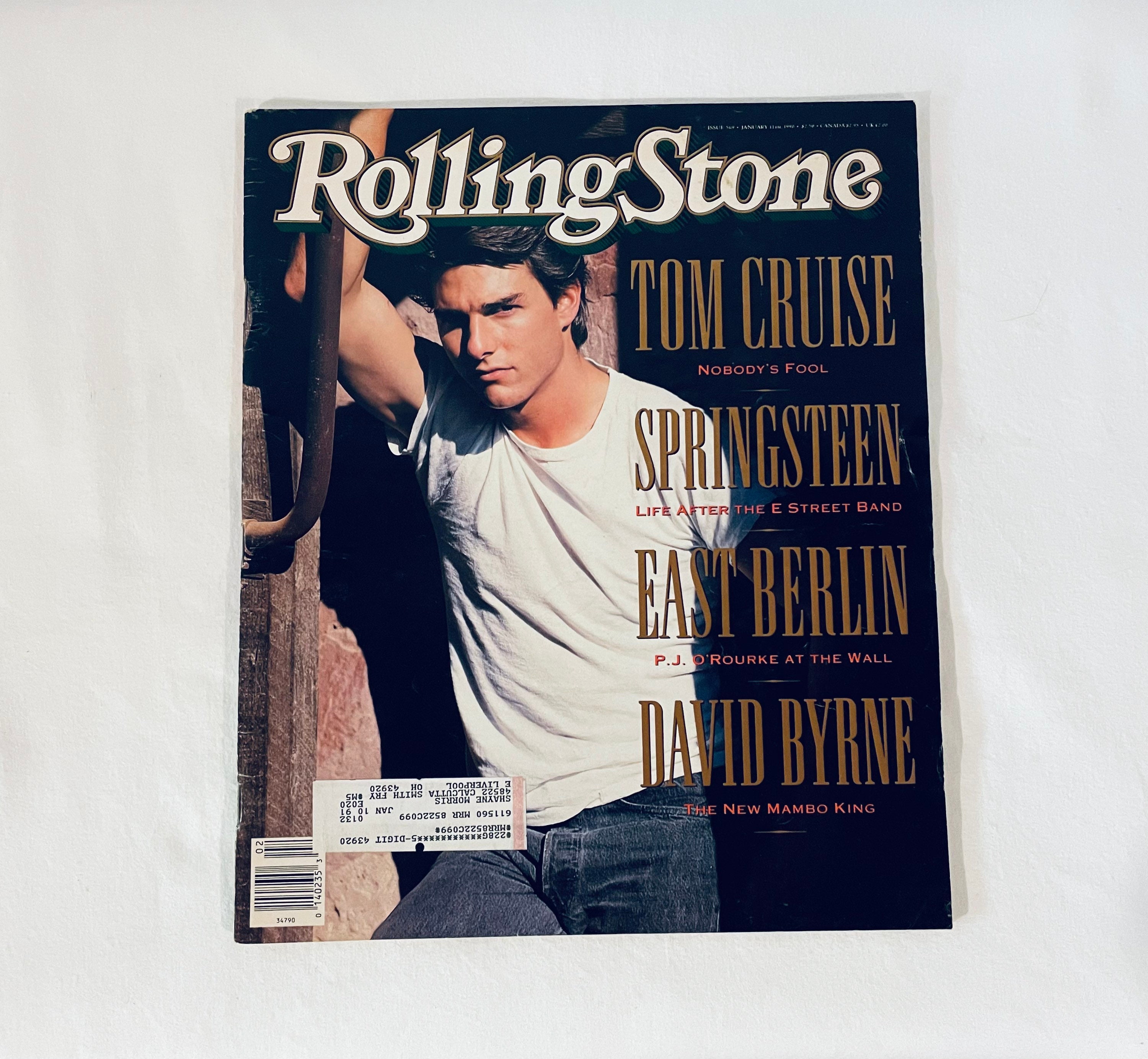 Tom Cruise Rolling Stone Magazine Issue 569 January 1990 Good Condition ...