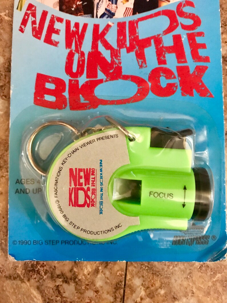 New Kids on the Block Vintage 1990 Photo Viewer Keychain NEW Etsy