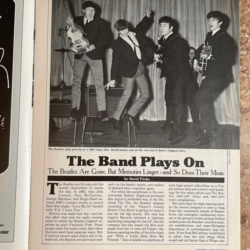 Vintage 1978 Beatles Circus Magazine Collectible John Lennon Paul McCartney shops Issue 192 Meat Loaf KISS Excellent Condition Rare!