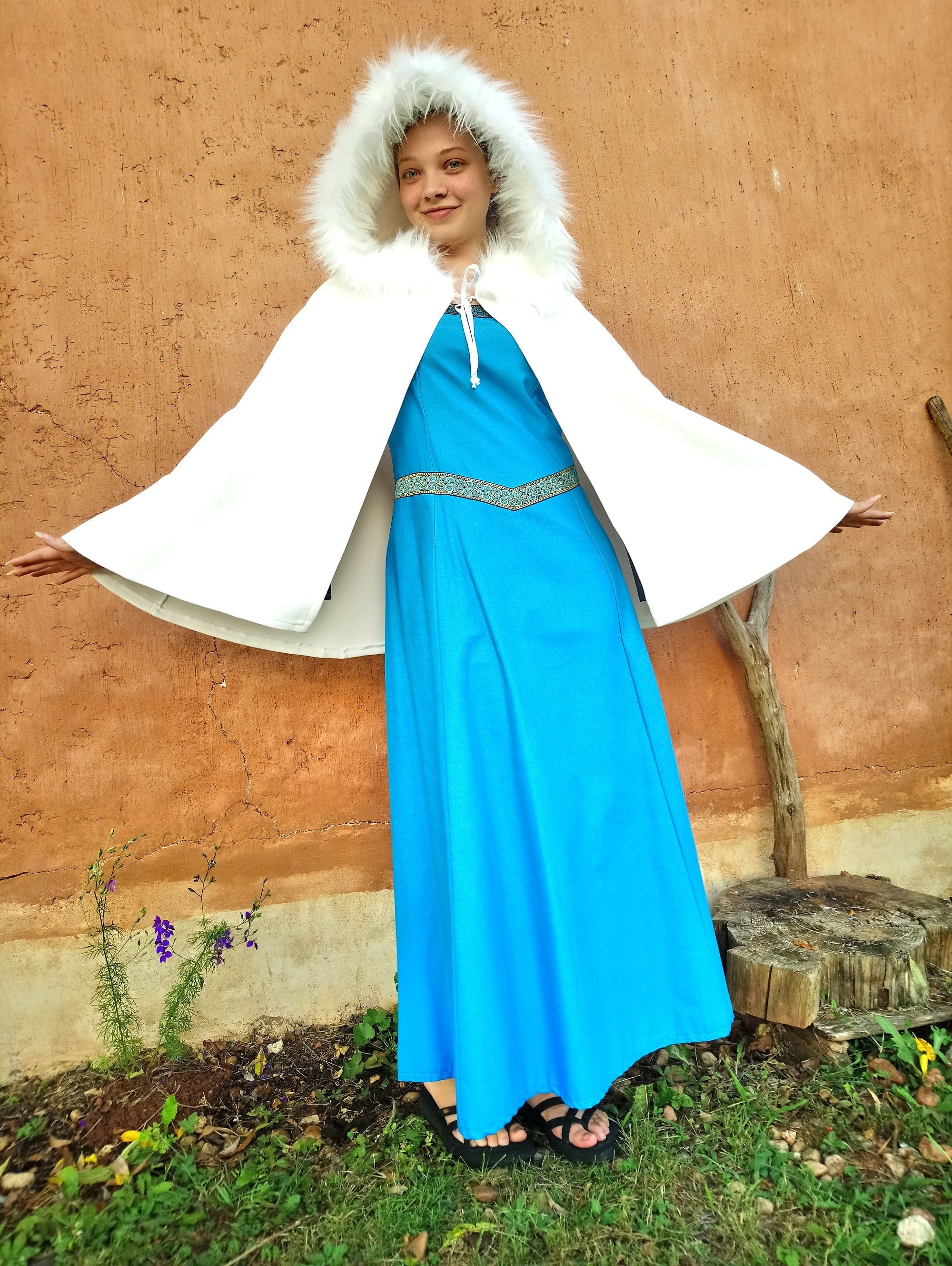 Cape outlet blanche femme