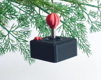 Retro Joystick Christmas Ornament - 1980's Arcade Games Atari