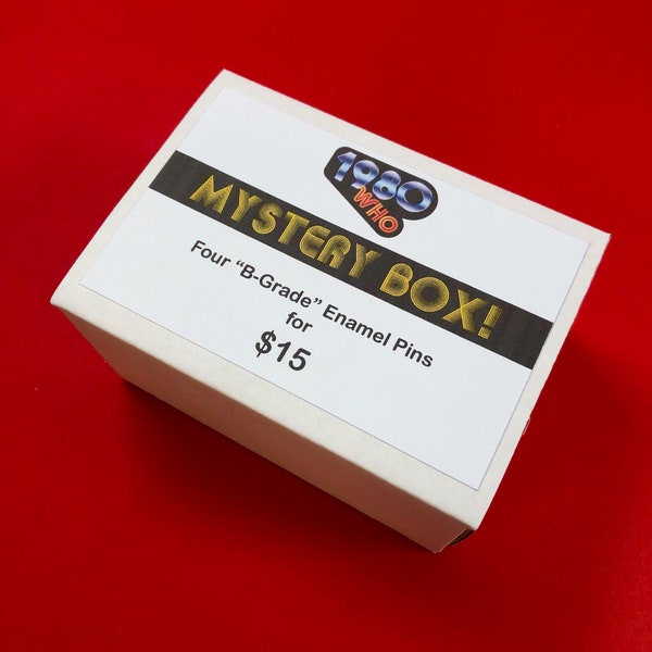 Enamel Pin Mystery Box - 1980's Arcade Throwback Retro Gaming - Blind Box - Bargain Box