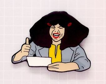 SO RAD Enamel Pin - 1980ha! Comedy Legends - Gilda Radner Roseanne Roseannadanna Fan Art