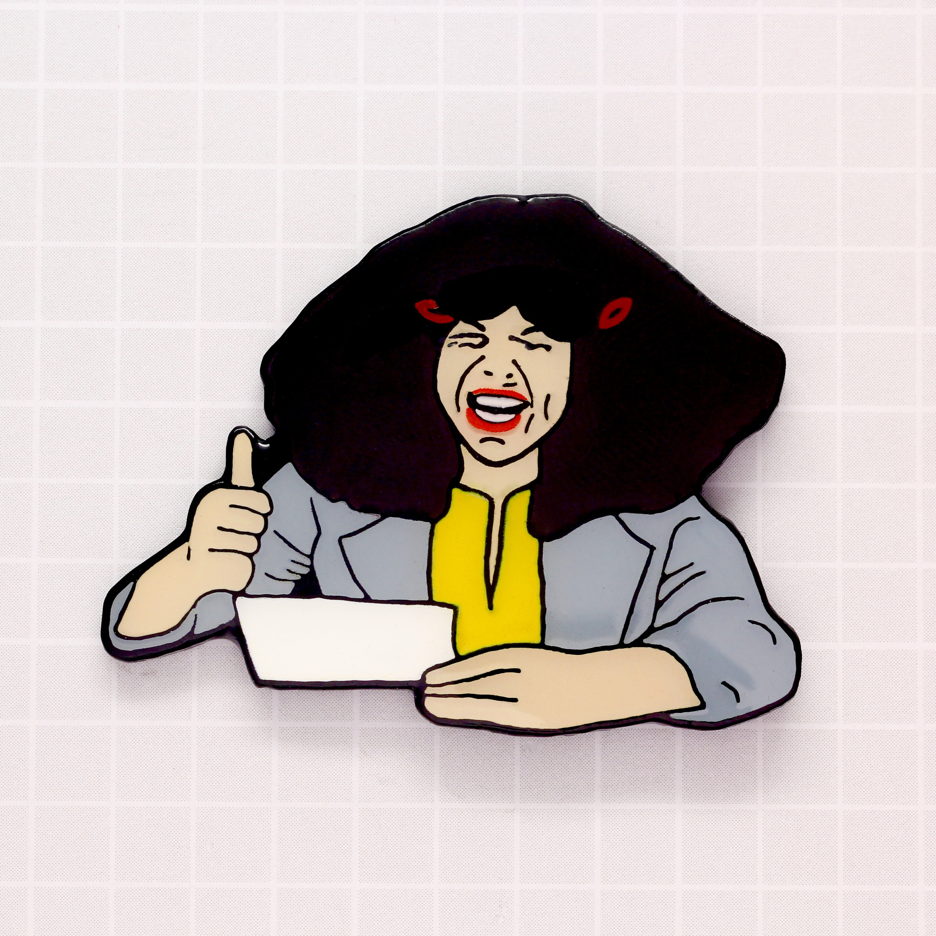 SO RAD Enamel Pin - 1980ha! Comedy Legends - Gilda Radner Roseanne Roseannadanna Fan Art