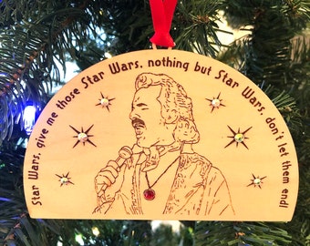 Saturday Night Live Christmas Ornament - Nick the Lounge Singer - Bill Murray - Star Wars