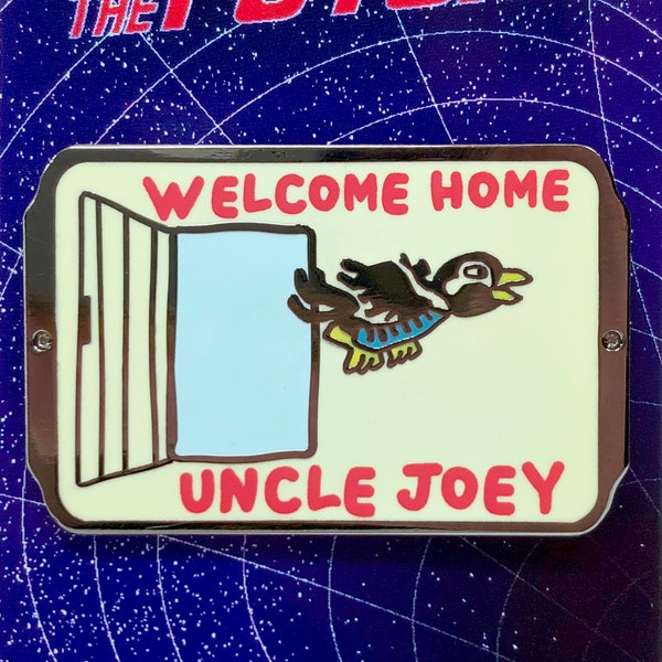 Bake to the Future - Jailbird Cake Enamel Pin - Back BTF Fan Art