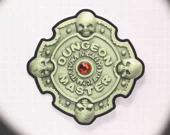 Dungeon Master Sticker - DnD Accessory - Vinyl Sticker for your DM