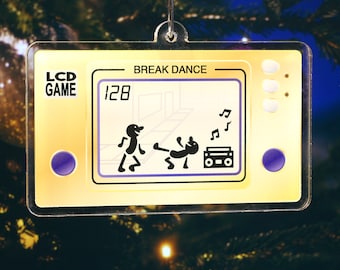 LCD Game Christmas Ornament - Old School tree 1980's Throwback Game Watch Nintendo