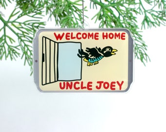 Decorazione acrilica stampata a forma di torta Jailbird - Albero di Natale - Ritorno al futuro