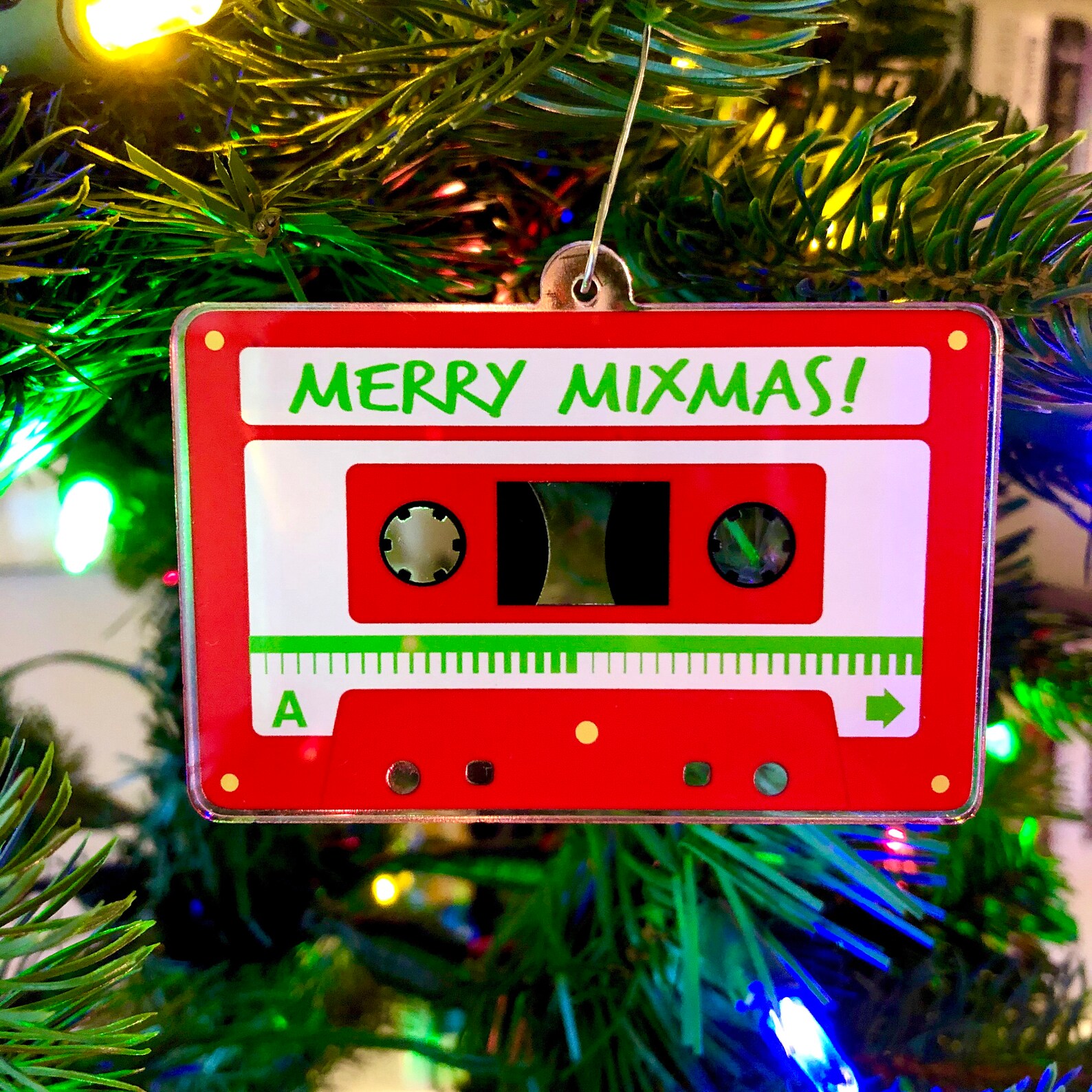 Cassette Tape Holiday Ornament Boombox 1980's Throwback Etsy
