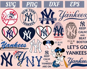 New York Yankees Svg Etsy