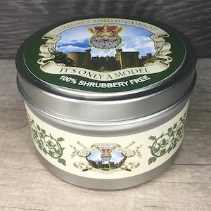 Natural Soy Wax Monty Python&#39;s &#39;Camelot&#39; Handmade Candle