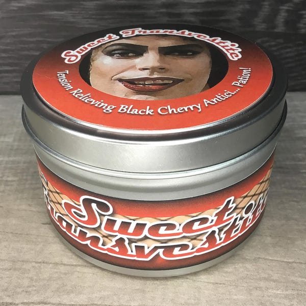 Rocky Horror Picture Show 'Sweet Transvestite' Soy Wax Candle