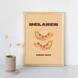 Formula 1 Poster F1 Merch Formula One F1 Poster McLaren F1 Art Lando Norris F1 Wall Art Oscar Piastri Formula 1 Wall Art Formula One Poster