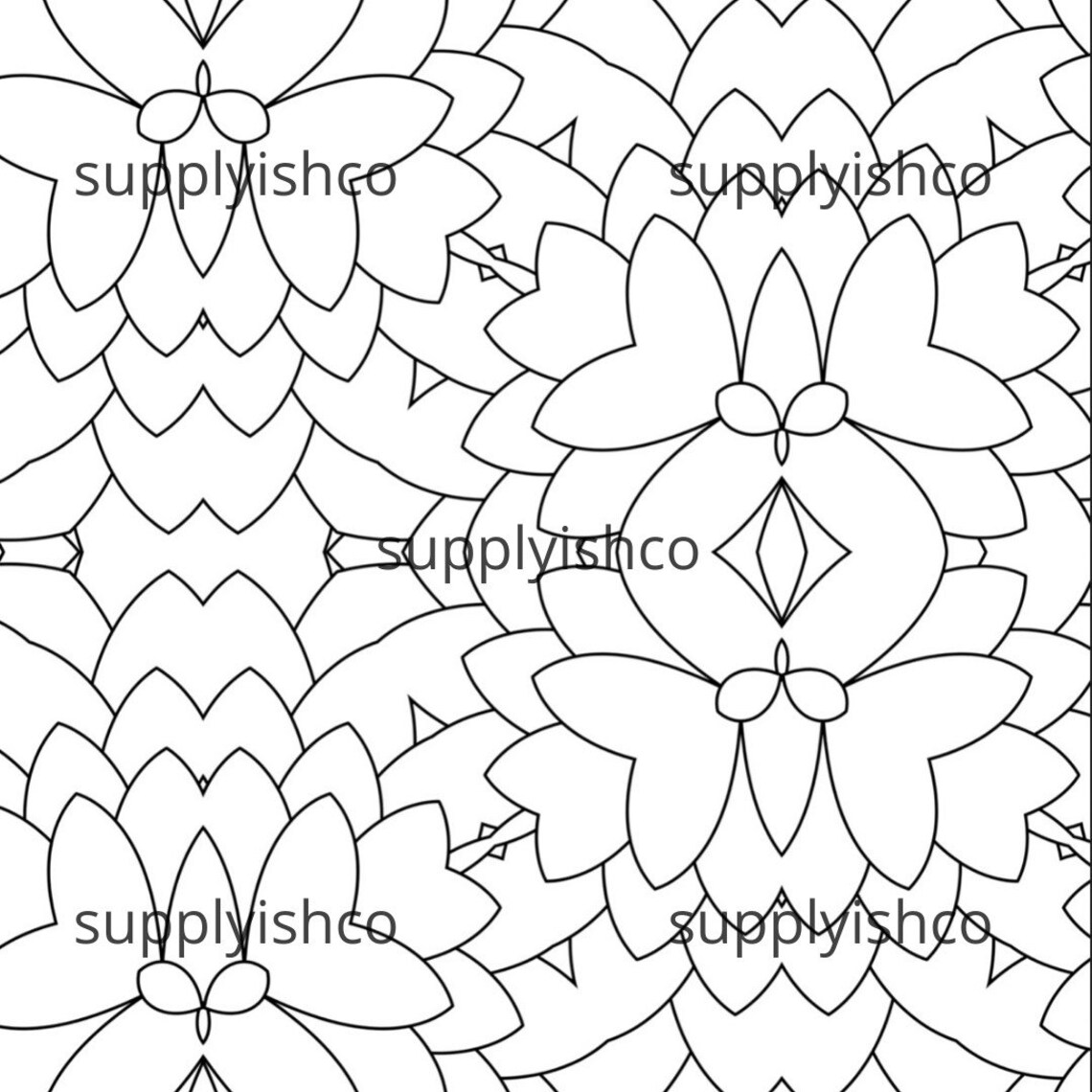 printable geometric coloring pages 2 100 pages instant etsy