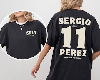 Sergio Perez F1 Merch Red Bull Formula 1 Shirt Formula One F1 Shirt Red Bull Racing F1 Gifts Formula 1 Gift Redbull Racing Checo Perez